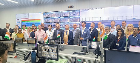 A firsthand look at innovation: The Austrian delegation tours advanced control centers, highlighting EFKON and STRABAG's technological contributions to key Indian infrastructure.