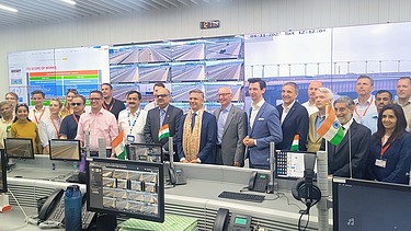 A firsthand look at innovation: The Austrian delegation tours advanced control centers, highlighting EFKON and STRABAG's technological contributions to key Indian infrastructure.