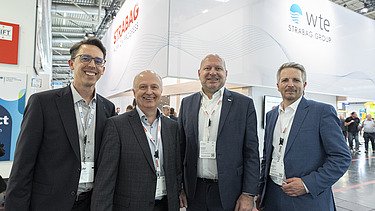 Von rechts nach links: Reinhard Bodner, Christian Sadleder, Norbert Hofmann und Christian Zoller.